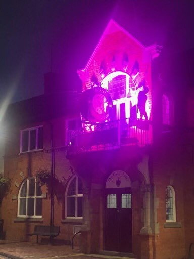 Purple Lights Town Council Office